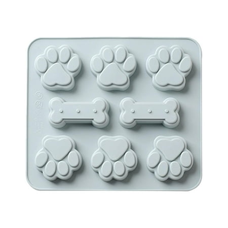 

NIUREDLTD Even Cat Bone Cake Chocolate Silicone Microwave Baking Ice Grill Jelly