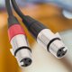 thumbnail image 1 of Houderco Cable Divisor En Y Xlr Negro 3 Pines Con Conexión 3.5mm Para Equipos De Grabación Y Mezcla, 1 of 8