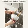 thumbnail image 3 of Double Layer Sink Storage Basket Hanging Bag, Tpr Sponge Holder with Quick Drain Holes & Adjustable Hook, Non-slip Organizer for Kitchen, Bathroom Faucet Tools & Cleaning Supplies,Vsgery, 3 of 8
