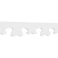 thumbnail image 1 of Ekena Millwork RUNP08X0625X48EVR 8 x 48 Po Terrain 0,62 Po Everett Architecture Grade PVC Course Garniture, 1 of 1