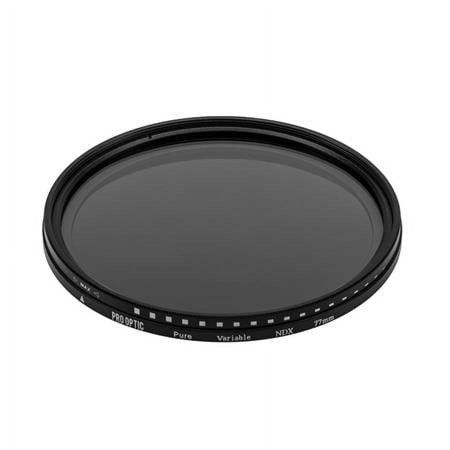 UPC: 0192223146013 | 77mm Variable Neutral Density (VND) Filter – 2 to 8 Stops