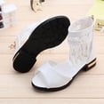 thumbnail image 6 of Fesfesfes Fashion Girls' Sandals Roman Shoes High Heels Students' Dance Shoes Children's Sandals, 6 of 8