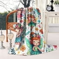 thumbnail image 2 of Colorful Fairy Princess Pattern Blanket,Comfortable Soft Lamb Wool Throw Blanket,All Season,Warm Lightweight Blankets for Sofa Bed Couch Living Room Chair,40"x50", 2 of 4