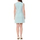 thumbnail image 3 of Conjunto de vestido de tweed para mujer, vestido sin mangas de cuadros elegante, vestido mini de primavera y verano, casual de negocios, color azul, albaricoque y plata, 3 of 6