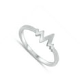 thumbnail image 4 of EKG Pulse Heartbeat Nurse EMT Ring .925 Sterling Silver Jewelry Female Male Unisex Size 7, 4 of 4