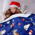 thumbnail image 4 of Christmas Throw Blanket Christmas Cat Printed Blanket Super Soft Flannel Fleece Blankets Winter Plush Fuzzy Warm Bed Blankets Xmas Holiday Decor for Couch Bed 50"X60", 4 of 7