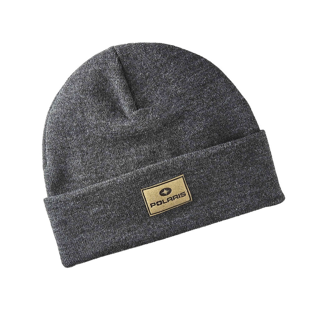 Polaris Knit Beanie Front Patch Logo 