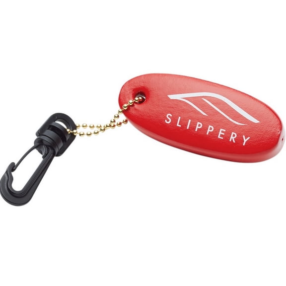 Slippery Float Keychain Red