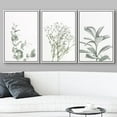 thumbnail image 3 of wall26 Framed Wall Art Print Set Pastel Forest and Jungle Plant Close Ups Nature Plants Digital Art Modern Art Rustic Landscape Relax/Calm for Living Room, Bedroom, Office Natural - 24"x36", 3 of 5