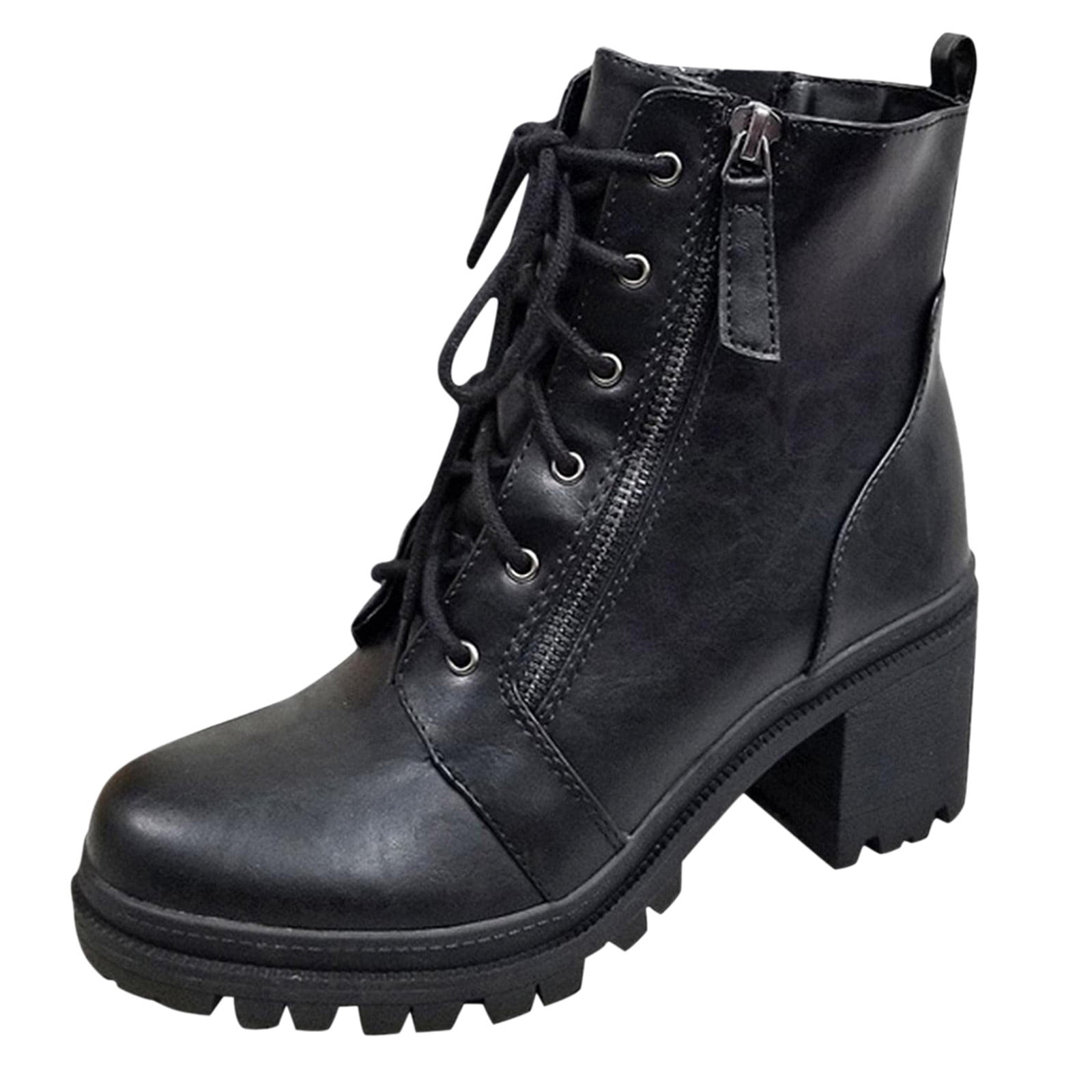 MIAHRB Cowboy Boots For Women Lace Up 