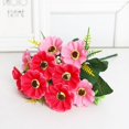 thumbnail image 4 of Mini Artificial Dogwood Flowers Heads and Soft Stem Forever Beautiful Artificial Wild Flowers Christmas or Wedding Garlands Dogwood Flowers Artificial Rose Red&Pink 12 In, 4 of 9