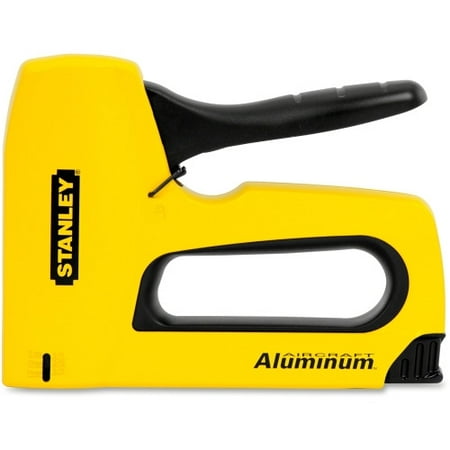 

Stanley Bostitch Sharpshooter T50 Staple Gun 1/4 3/8 1/2 5/16 Staple Size - Yellow