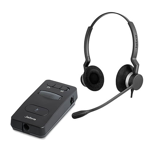 Jabra BIZ 2300 QD Duo Corded Headset w/ Link 860 Amplifier