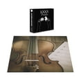 thumbnail image 3 of Ambesonne Violin Jigsaw Puzzle Durable Cardboard, Instrument and Music Sheet, 1000 pcs, Umber Pearl, 3 of 5