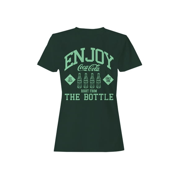 Officially Licensed Coca Cola Enjoy Coke: Right from the Bottle Women's T-shirt