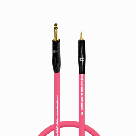 Coluber Cable 1/4" TS Male to 3.5 TS Male - Pro 3-Pin Microphone Connector