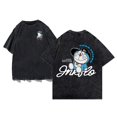 thumbnail image 2 of Camisetas Vintage de Hip Hop, camisetas sin mangas de gran tamaño informales con Gato de dibujos animados, camisetas Retro lavadas de manga corta, Chaleco de algodón sin mangas, 2 of 4