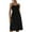 Black, variant on Ichuanyi Woman Dress, Summer Fashion Women Summer Casual Backless Dots Bandage Top Breasted Camis Dress