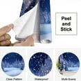 thumbnail image 4 of Peel and Stick Wallpaper Waterproof Winter wonderland for christmas Wall Mural Decor Self Adhesive and Removable 69in x 98in, 4 of 8