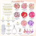 thumbnail image 3 of Kit para Hacer Llavero Ecoofor 458 Piezas con Clips, Cadenas y Dijes, 3 of 8