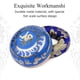 thumbnail image 4 of Juego de Cuenco Tibetano Muslady con Diseño Tradicional, Incluye Cuenco de Metal de 9.5cm, Baqueta de Madera y Cojín Azul Oscuro de 10cm, Ideal para Yoga y Meditación., 4 of 7