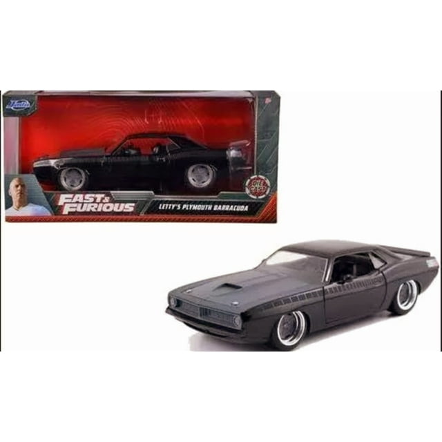 Vehículo Letty´s Plymouth Barracuda Rápido Y Furioso 1:32 Jada Jada Toys Plymouth Barracuda