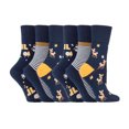 thumbnail image 1 of Gentle Grip - 6 Pairs Ladies Gentle Grip Non Elastic Crew Socks, 1 of 2