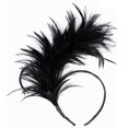thumbnail image 1 of Tocados para mujer, diadema de plumas, tocado de Kentucky, sombrero Derby de Gatsby para cóctel, boda, fiesta de té, 1 of 3