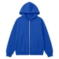 thumbnail image 7 of Liyamei Girls Hooded Jacket with Zipper for Fall Winter Soft Warm Outerwear Size 3-4 Years, 7 of 7
