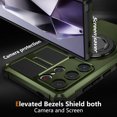 thumbnail image 4 of For Samsung Galaxy S25 Ultra Case, Samsung Galaxy S25 Ultra Case with Invisible Stand, Military Grade Protective Cases with Ring[Adjustable & Foldable] ,Magnetic case,Shockproof,Darkgreen, 4 of 11