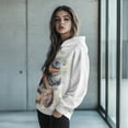 thumbnail image 2 of COEQINE Women's Hoodies Long Sleeves Tops Sweatshirts Pullover Oversized Crewneck Fashion Y2K Loose Fit Cozy Soft Women Starfishs and Shells Casual Wear Fall Winter Outfits Clothes, 2XL, 2 of 7