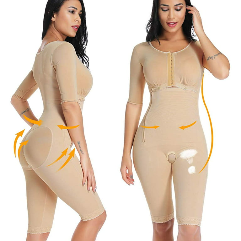 SHAPERIN Women Bodysuit Shapewear Fajas Compression Garment After  Liposuction Surgery Postparto Full Body Shaper