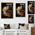 thumbnail image 4 of Designart "Pirates' Tropical Cove Haven At Sunset" Pirate Floater Framed Wall Decor, 4 of 5