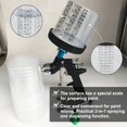 thumbnail image 2 of Leakproof Easy Mix Paint Guns Cups Accessory for Sprayers Guns Automotive Marine Projects 600/810ml Capacity, 2 of 8