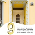 thumbnail image 4 of Wosthever Números de casa para exterior del hogar, estilo Simple, exquisitos signos numéricos, marca exquisita, accesorio de marcado, número 9 Type3 NO3, 4 of 6