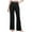 Black, variant on HAiming Women's Wide Leg Sweatpants Elastic High Waisted Pants Solid Color Lightweight Pant Fall Clothes with Pockets