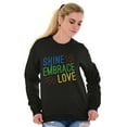 thumbnail image 3 of Shine Embrace Autistic Awareness Sweatshirt for Men or Women Brisco Brands S, 3 of 6