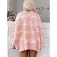 thumbnail image 4 of Gupgi Cardigan pour Femmes à Nœud Papillon, Mignon, Manches Longues, Ouvert à l'Avant, Tricot à Ruban, Manteau d'Automne, 4 of 8