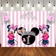 thumbnail image 1 of Fondos de fotografía de Minnie Mouse personalizables, tela de vinilo, sesión de fotos para niños, fiesta de cumpleaños de bebé, estudio fotográfico, 1 of 4