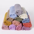 thumbnail image 3 of Bufanda de gasa con perlas y cifrado de puntos Pomoko bufanda hijab femenina, 3 of 6