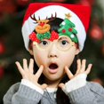 thumbnail image 3 of Juego de 5 pares de gafas de Navidad novedosas con lentejuelas para fiesta de Navidad, gafas creativas divertidas, decoración navideña, gafas de disfraces para niños y adultos, decoraciones Adepaton WLJ-2193, 3 of 4