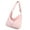 Pink, variant on Solid Color Canvas Shoulder Bag Cross Body Purse Bag Storage Pouch for Women
