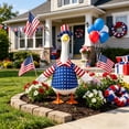 thumbnail image 4 of Qiweii Outdoor Garden Porch Goose Costume，Festive Outfit for Balcony Porch Goose Decoration, 4 of 6