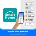thumbnail image 3 of Open Box Midea MAP08S1XWGR-T 8,000 BTU Smart Portable Air Conditioner with Remote Grey, 3 of 6