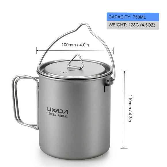 cup,And Handle Outdoor Pot Portable Water Portable Water Cup Water Cup With Lid And Handle Cup With Lid With Lid And 750ml Pot Portable Siuke Dsfen Iuppa Cup Huiop 750ml