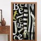thumbnail image 1 of Cortina de puerta Beetlejuice para entrada, cortina opaca con estampado de patrón, cortina divisoria para habitación, tapiz para decoración del hogar, 34" de ancho x 56" de largo, 1 of 7