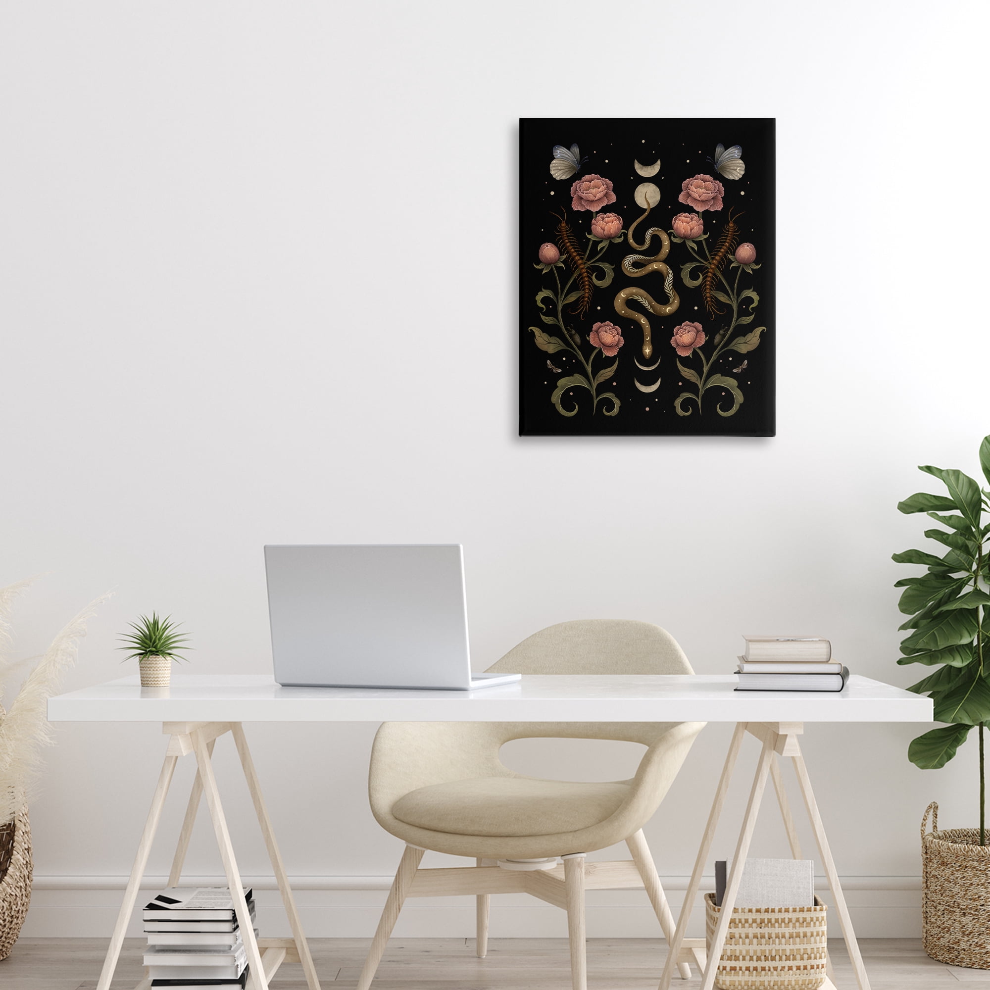 Stupell Industries Serpentine Garden Symmetry Canvas Wall Art, design by Episodic Drawings