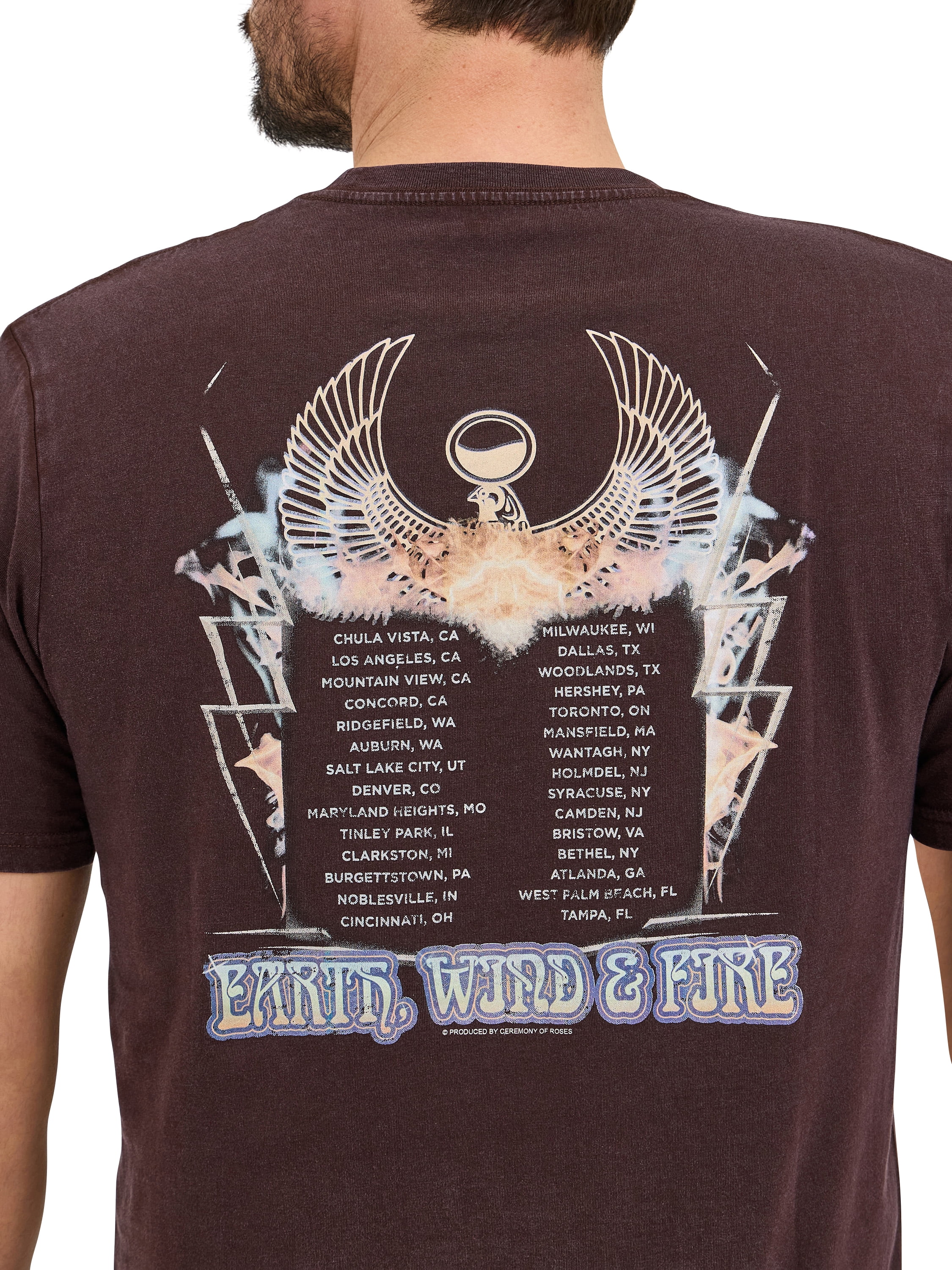 Lee® Mens Short Sleeve Earth Wind & Fire Graphic Tee , (S-3XL)