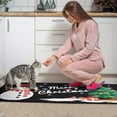 thumbnail image 4 of 2 Pieces Of Kitchen Rugs and Mats Non Skid Washable Merry Christmas (27) Kitchen Mat,Floor Cushion Waterproof Rug,Rubber Backed Area Rugs for Laundry 47*17+30*17, 4 of 7