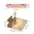 thumbnail image 2 of WHAMVOX 8Jgo Accesorios De Invisibles De Metal Con Bisagras Y Soportes Para Madera En Color Multi, 2 of 6